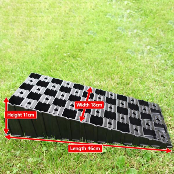 Milenco Caravan Motorhome Levelling Ramps Milenco MGI Wedge Levellers Pair 5227