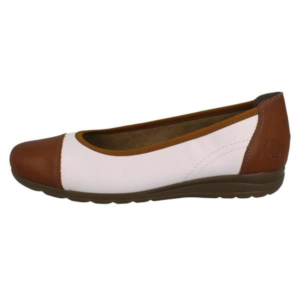Rieker Ladies Rieker Slip On Ballet Pumps L9351