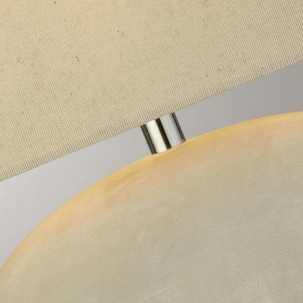 Pagazzi Lighting Eveline Grey Ceramic Table Lamp