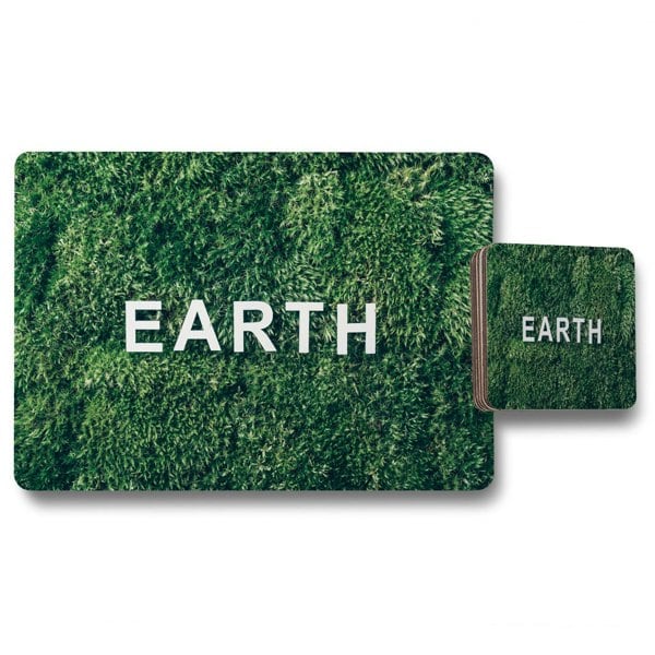 Benjamin Tate Design Wellness Earth (Placemat & Coaster Set)