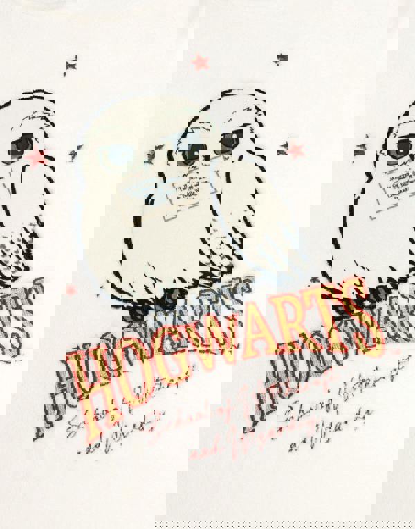 Harry Potter Womens Off-White Hedwig Long Sleeve Long Leg Pyjama Set