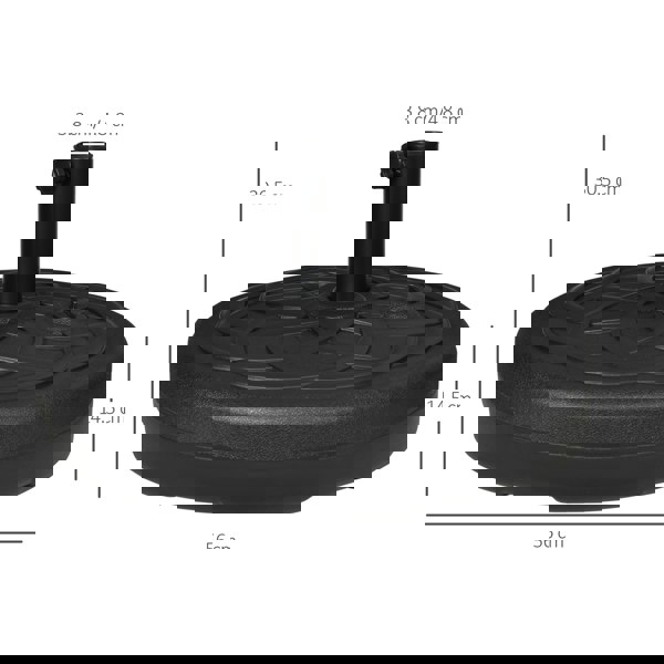 Center Pole Umbrella Base