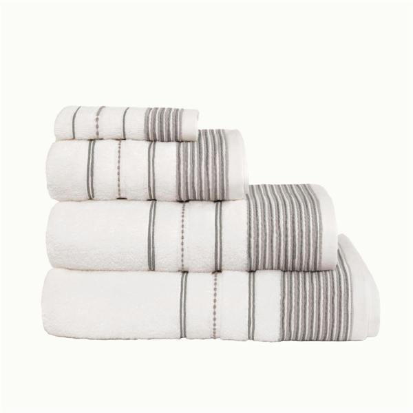 Rapport Dakota Stripe Mono 6pc Towel Bale