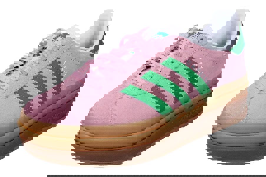 Adidas Originals Gazelle Bold Womens Trainers Sneakers IE0420 - Pink Green White Ie0420 - Photo 0