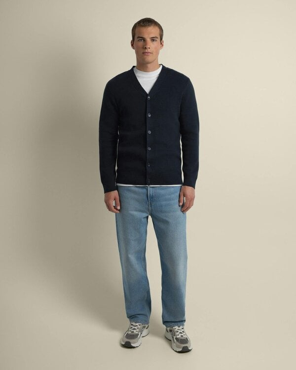 Larsson & Co Milano Knit V-Neck Cardigan