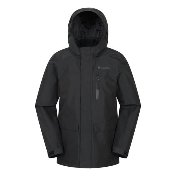 Mountain Warehouse Childrens/Kids Noah Waterproof Jacket - Black - 