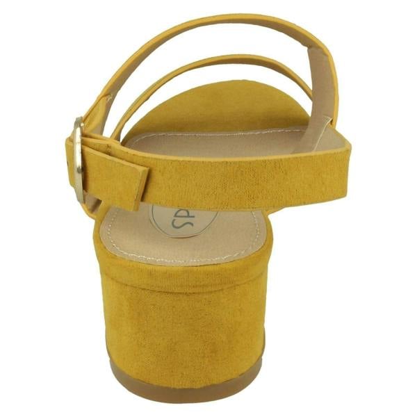 Spot On Ladies Spot On Block Heel Mules F12014