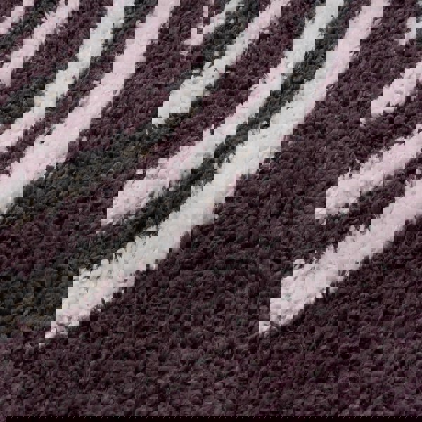 Moodi Shaggy Purple Velvetine Rug