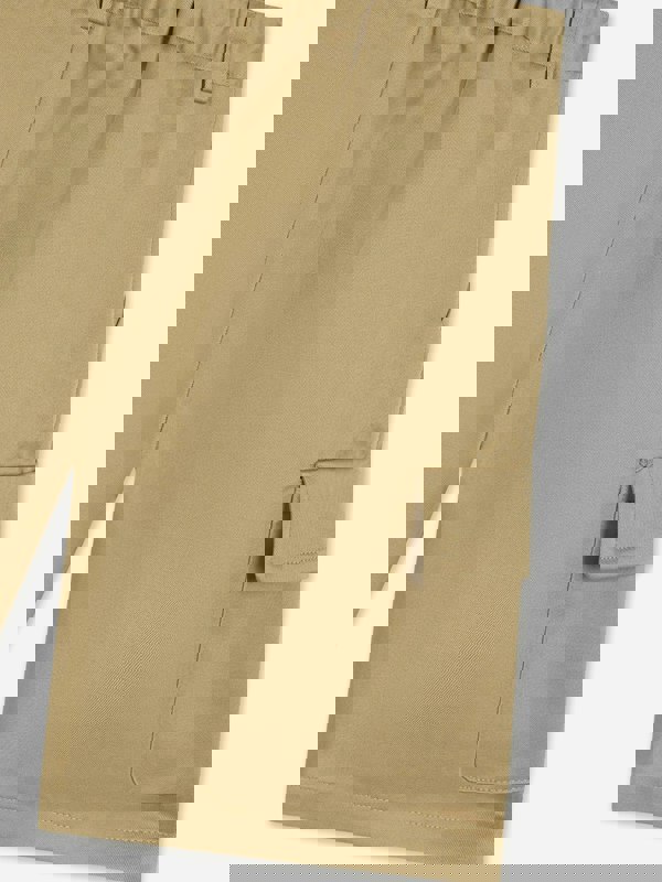 Versace Boys Logo Cargo Shorts in Beige