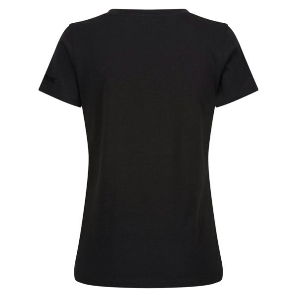 Regatta Womens/Ladies Fingal VIII Enjoy Every Moment T-Shirt - Black