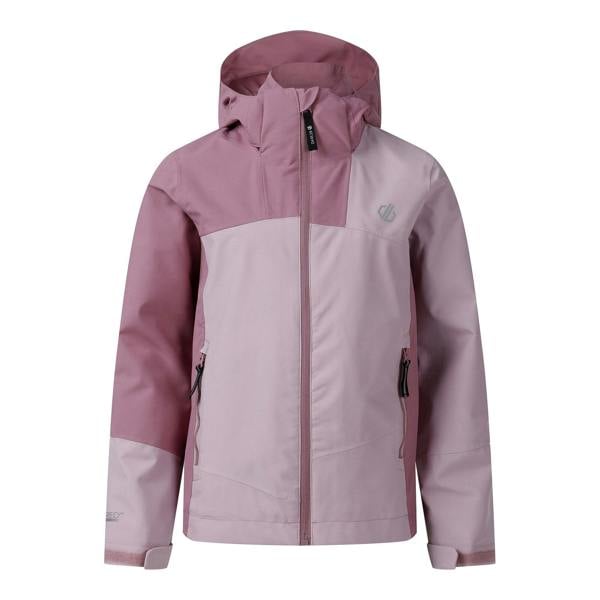 Dare 2B Childrens/Kids Explore III Waterproof Jacket - Mauve Shadow