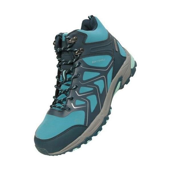 Mountain Warehouse Womens/Ladies Shadow Softshell Walking Boots - Teal - 