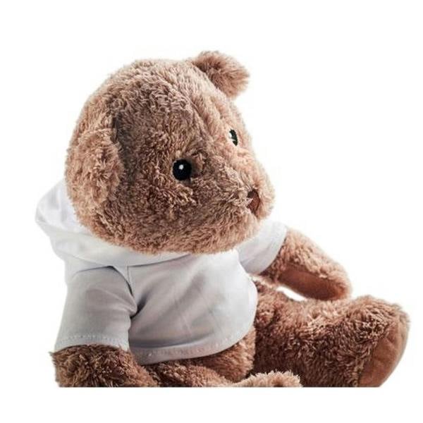 MidOcean John Teddy Bear Plush Toy - White - 