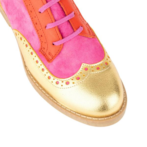 Embassy London The Artist - Ultra Glam - Women's leather lace-up shoe with brogue detailing