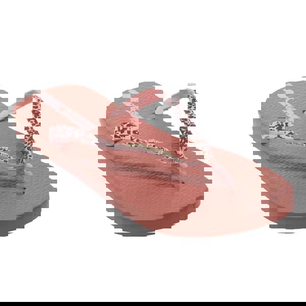 Ipanema Womens/Ladies Duna Animal Print Flip Flops - Blush