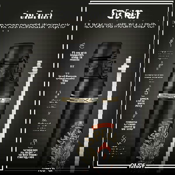 ION8 MotoGP x ION8 Insulated Steel Water Bottle, MotoGP Speed, 750ml (24oz)