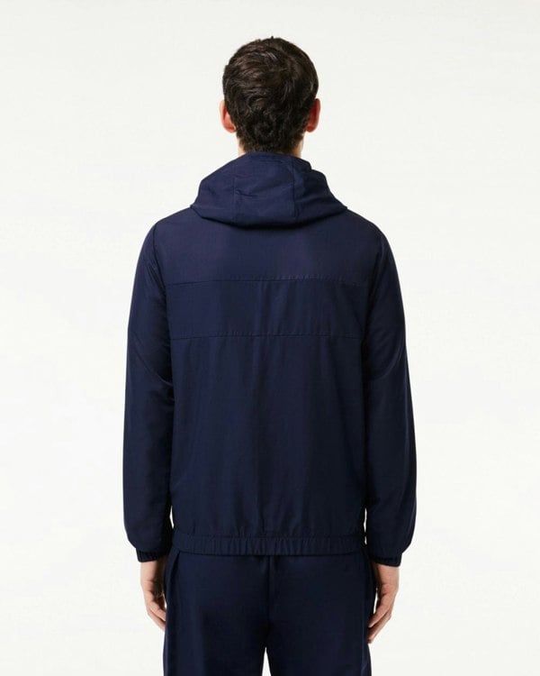 Lacoste Mens Zipped Training Jacket - Navy Blue 5FS