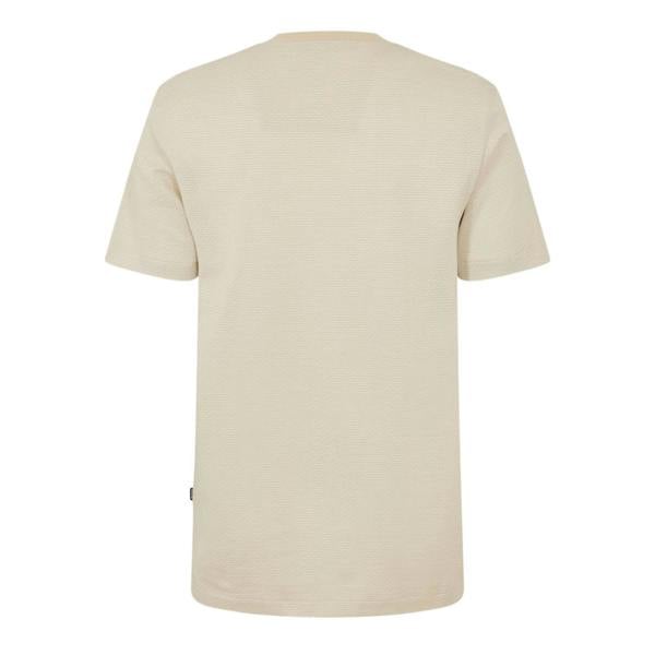 Boss Mens C-Thompson Ribbed Collar T-Shirt - White - 