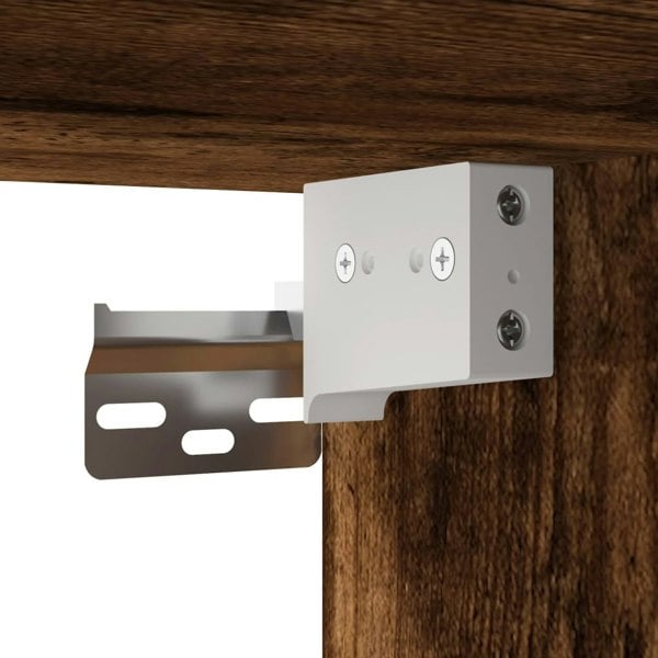 Berkfield Wall Mounted Cabinet Smoked Oak 69.5x34x90 cm