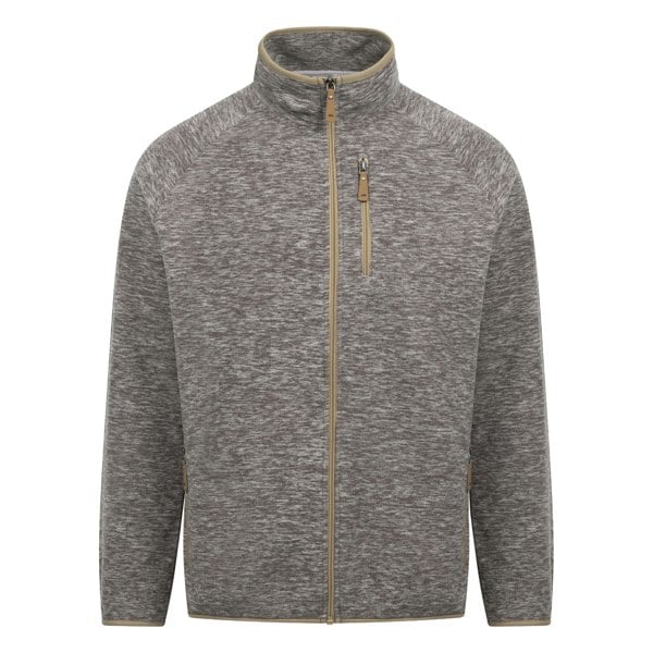Trespass Mens Cochrane AT300 Fleece Jacket - Grey Marl