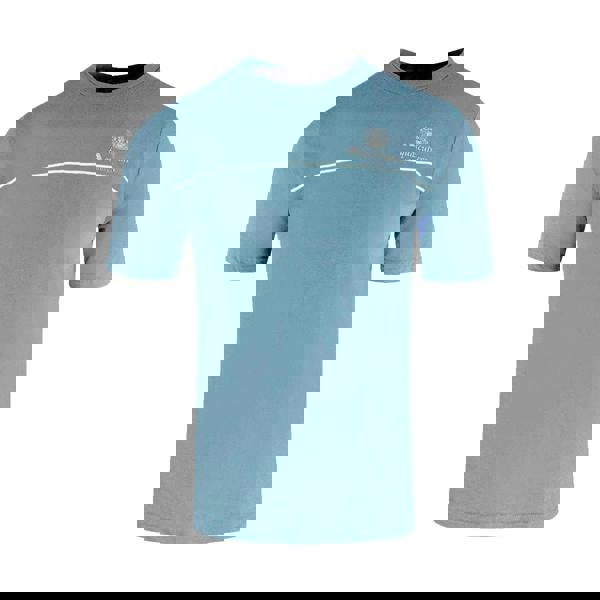 Aquascutum Mens Active Piping Detail T-Shirt - Blue