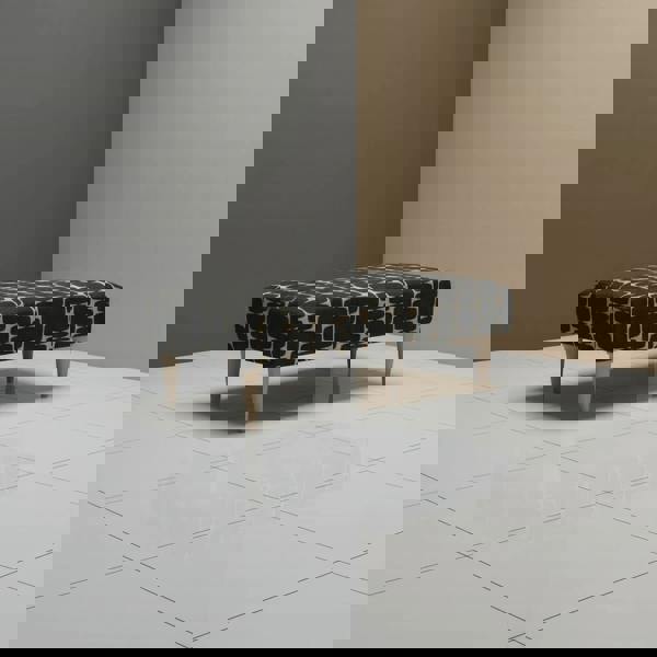 Luxury Hand - stitched Detail Seating Ottoman Bench – Multi - Functional Coffee Table - ISTOOLS