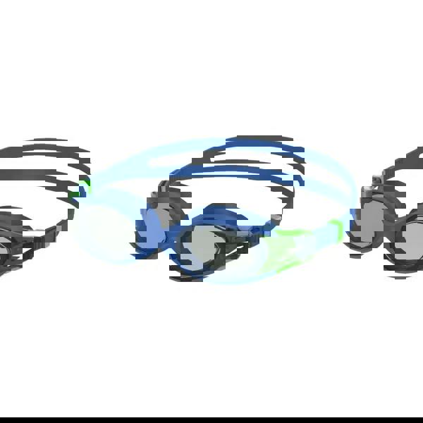 Speedo Hydrosity 2.0 junior swim goggles in blue and green with silver lenses