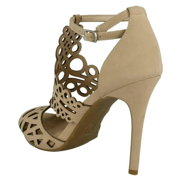 Anne Michelle Ladies Anne Michelle Cut Out Detail Open Toe Heels
