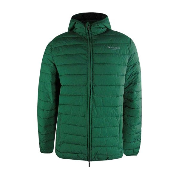 Aquascutum Mens Hooded Active Padded Jacket - Hunter Green
