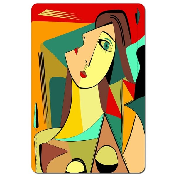 Benjamin Tate Design abstract portrait (Placemat)