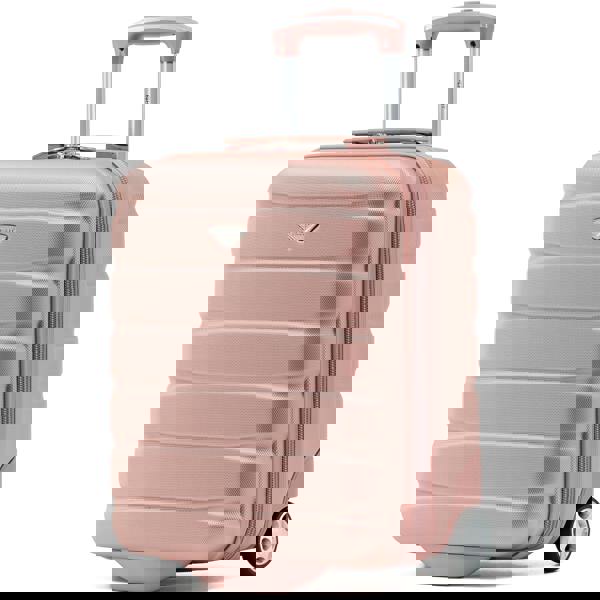 Flight Knight 45x36x20cm EasyJet Free Cabin Bag 2 Wheel Suitcase Hard Shell Carry On