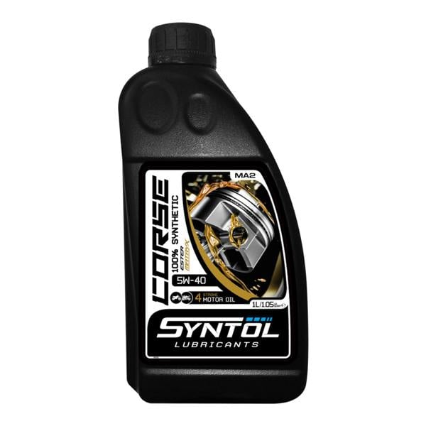 Syntol Corse 5W-40 Fully Synthetic Motorcycle Engine Oil Jaso MA/MA2