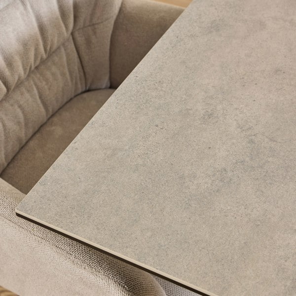 Furniture To Go Heaven Dining Table with Ceramic Grey Top 135cm