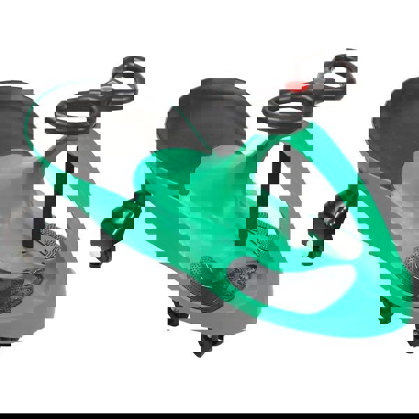 Rexco Green Swing Car Ride On Swivel Scooter Childrens Toy Wiggle Gyro Twist & Go Gift