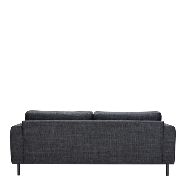 Wyld Haus San Sebastian 3 Seater Sofa Upholstered Dark Grey Fabric