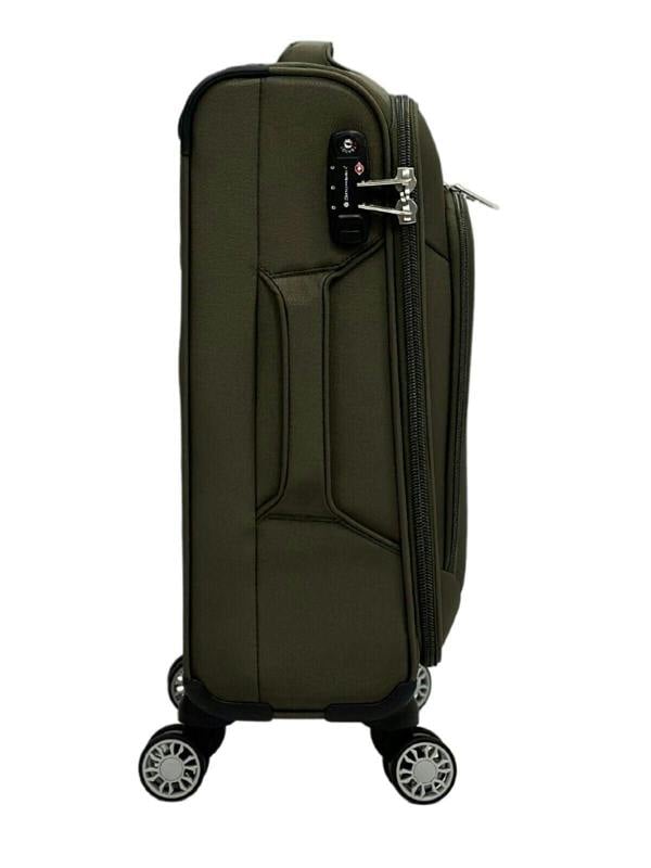 Snowball Lightweight Suitcase  4 Wheel Luggage Travel Cabin TSA Soft Bag