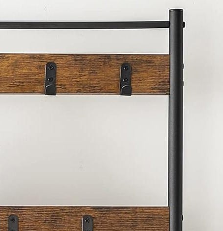 Modcraft Coat Rack with Shoe Storage Bench with Steel Frame