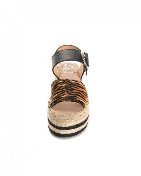 Kanna Pony Womens Flatform Sandals