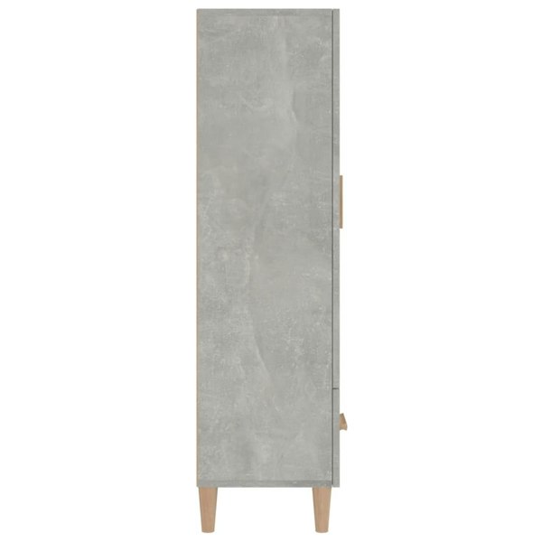 Berkfield Highboard Concrete Grey 70x31x115 cm Engineered Wood