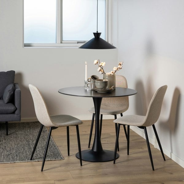 Furniture To Go Celia Dining Chair in Beige Set of 4