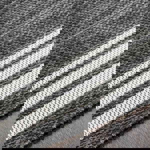 Livabliss Eagean-Vintage Grey Cream Black Charcoal In- & Outdoor Rug