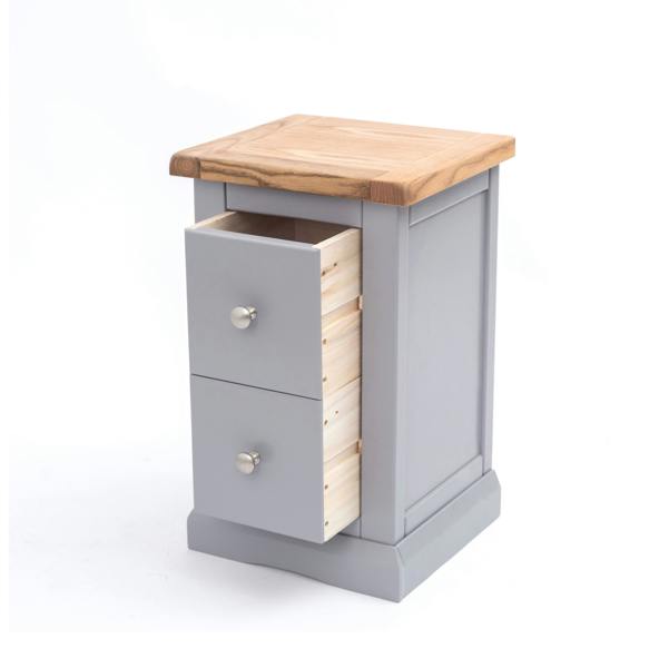Cabinet Bits Rocca 2 Drawer Petite Bedside Table