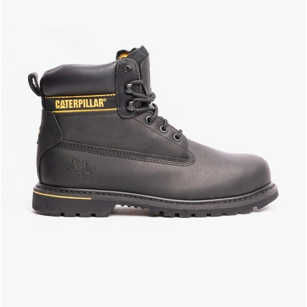 CAT HOLTON S3 Leather Safety Boots Leather Safety Boots   in  Black