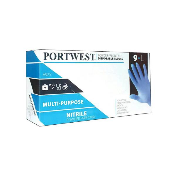 Disp 3.5 mil Nitrile Powder Free Disposable Glove (Pk100) - Hi-Vis Trousers