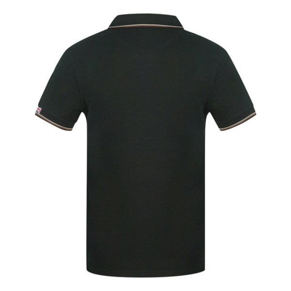 Aquascutum Brand Logo Polo Shirt - Black