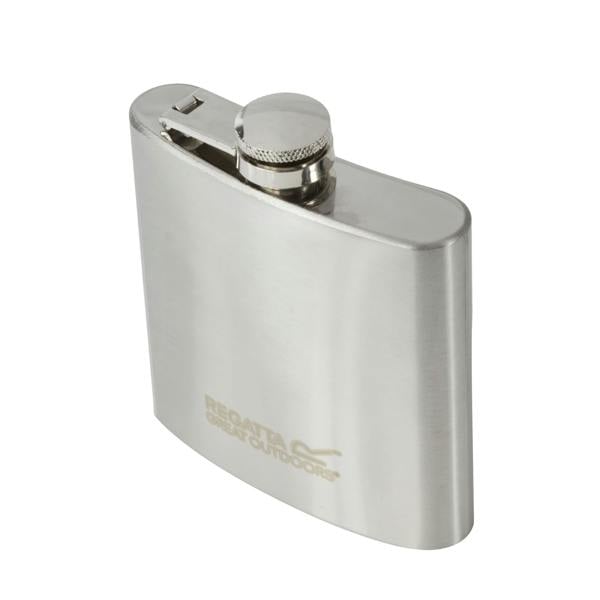 Regatta Great Outdoors 170ml Stainless Steel Hip Flask - Silver - 