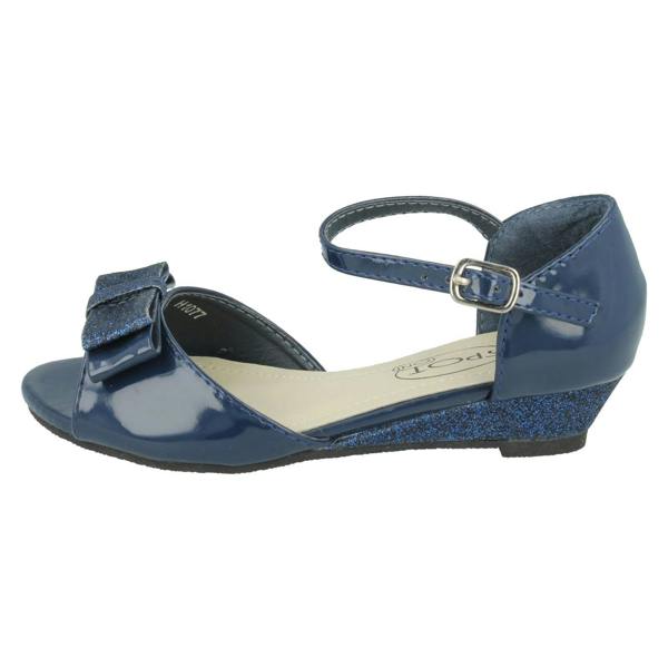 Spot On Girls Spot On Glitter Open Toe Sandals