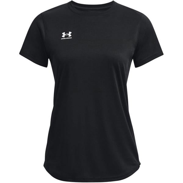 Under Armour Womens/Ladies Challenger Training T-Shirt - Black/White - 