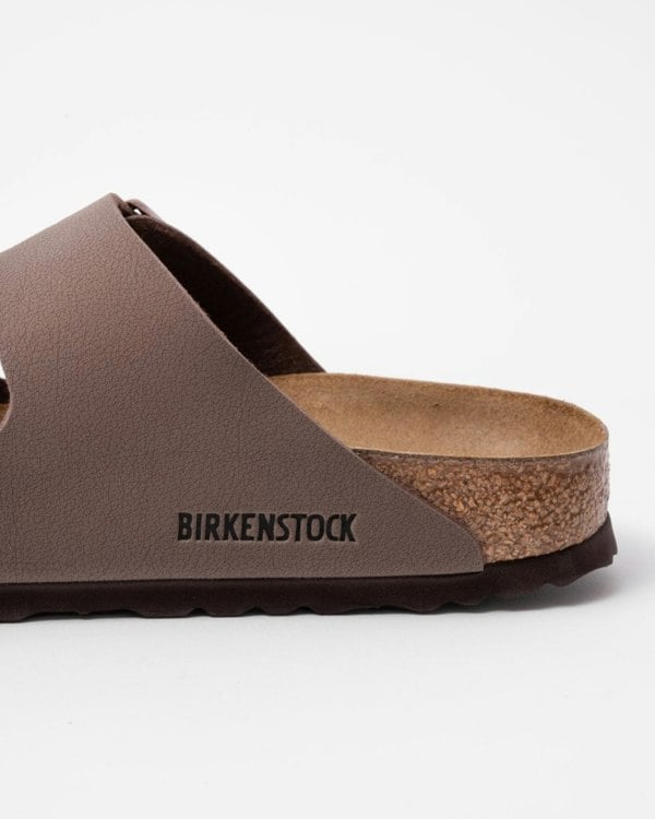 Birkenstock Arizona Birko-Flor Nubuck Womens Sandals - Mocha