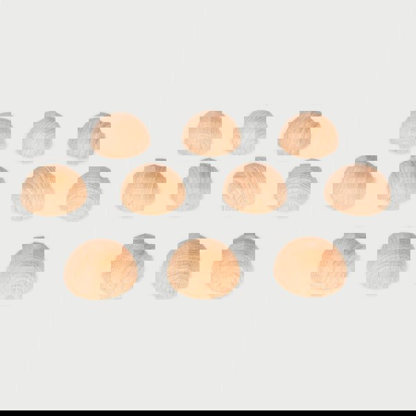 tickit Natural Wooden Semispheres